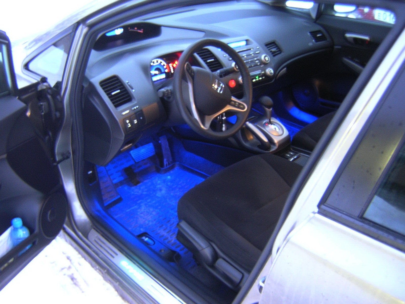 DIY: Ambient lighting, cup holder, under the dash, and the ... 07 honda civic fuse box 